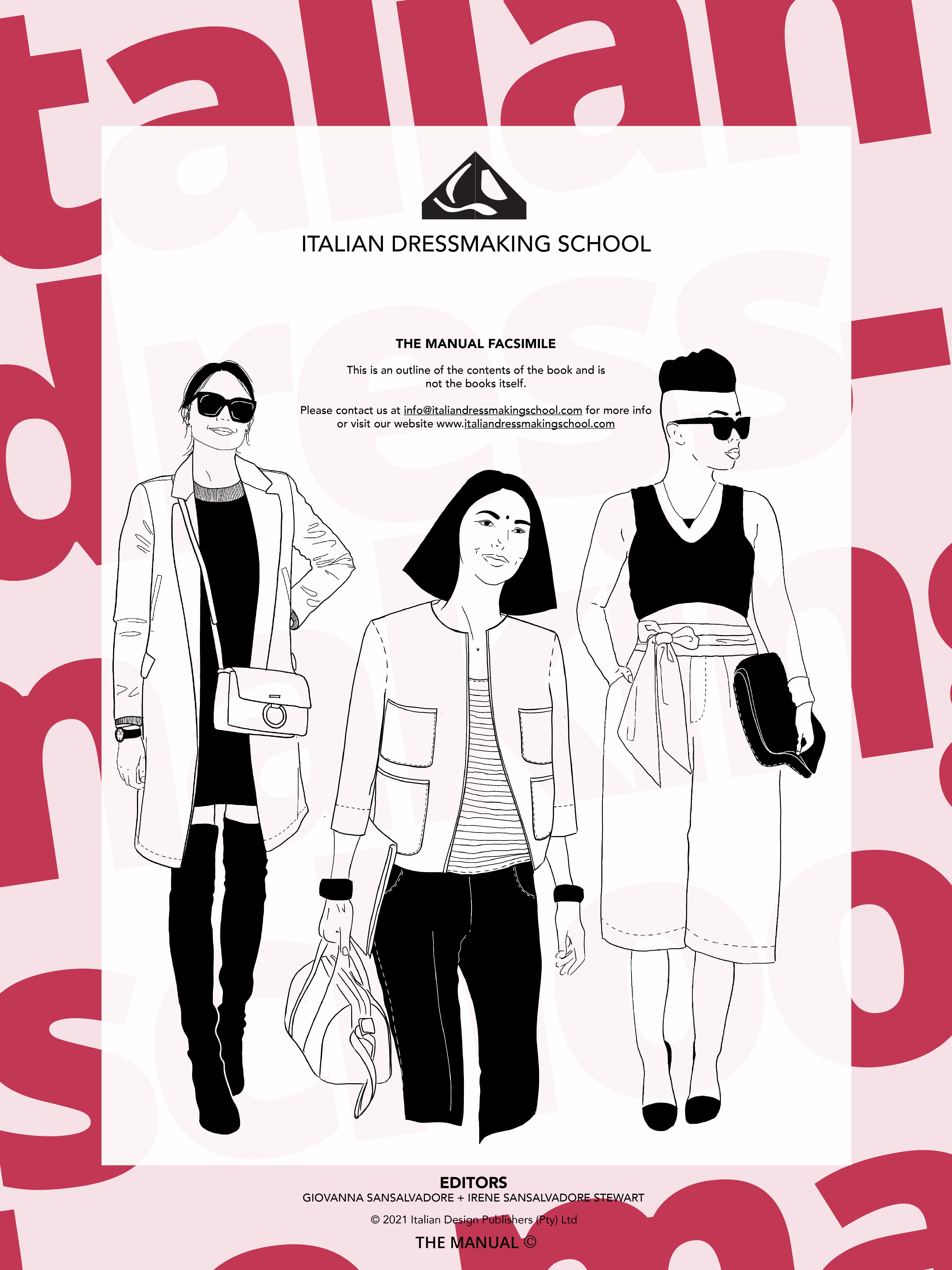 Manual Contents Page – Italian Dressmaking School